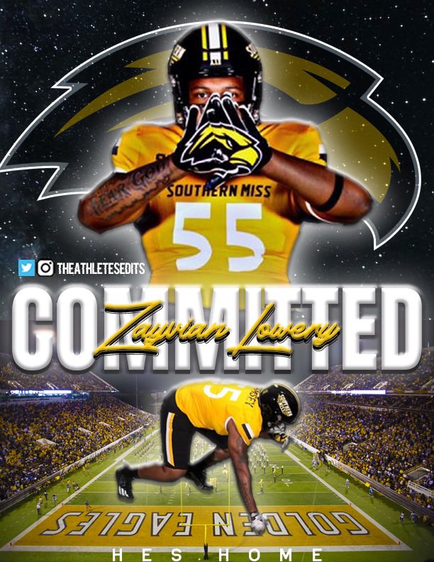 BREAKING : @Zayvianlowery has committed to Southern Mississippi.

Lowery chose Souther Miss over multiple other schools including, SIU and UAB.

Expect an immediate impact for the Golden Eagles.