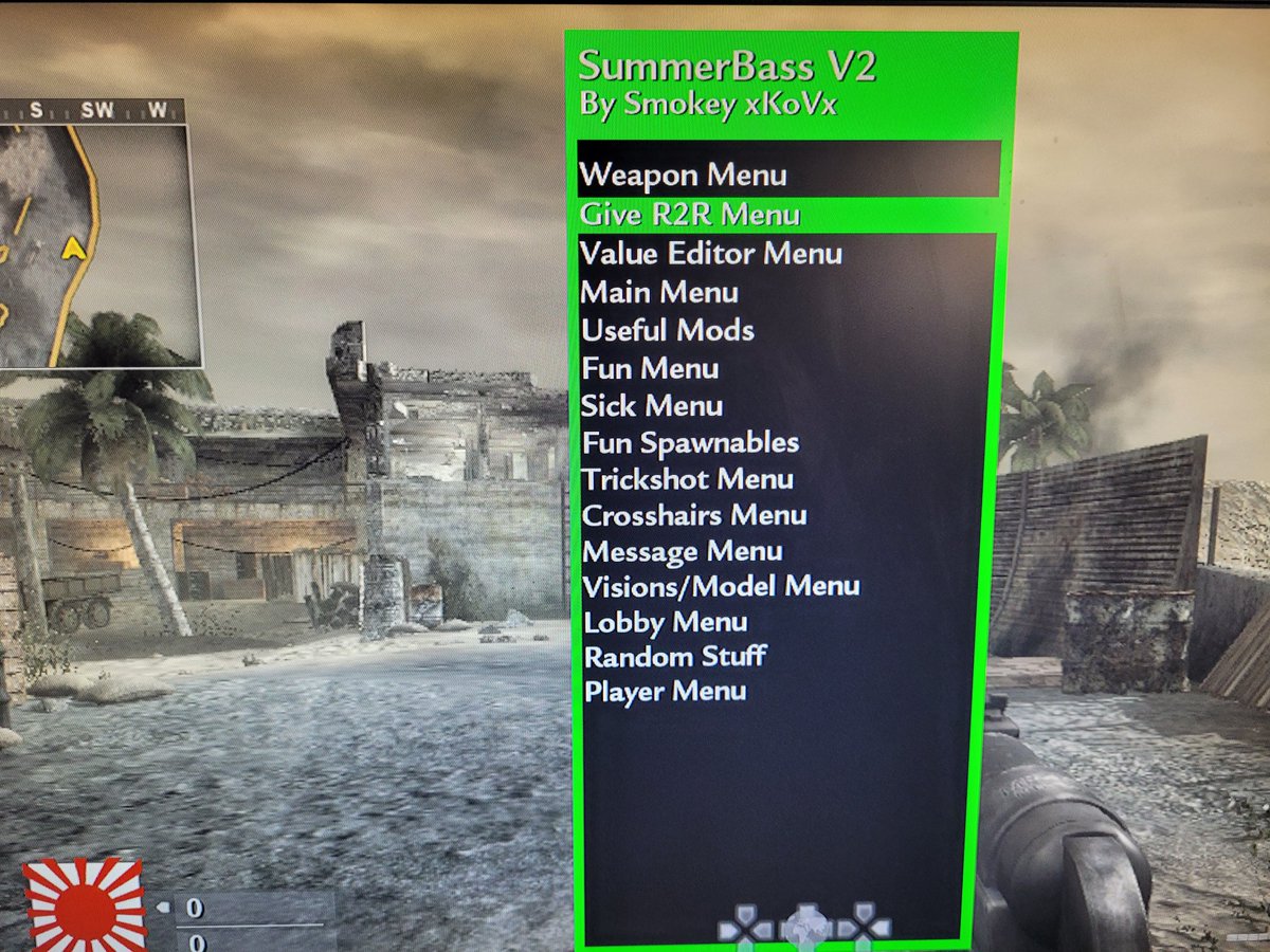 Lelzed's tweet image. Got this sucker ported to PS3 HEN, love this mod menu for #codwaw