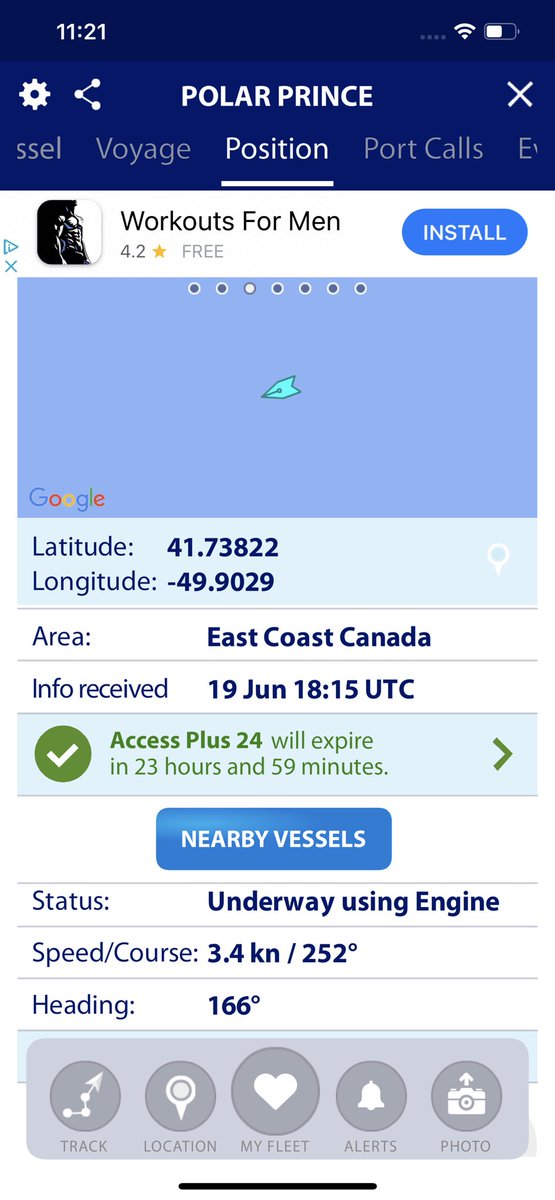 CaliProducer's tweet photo. @lookner hey Steve here is the current position of the launch ship! https://t.co/rWnln0bxEo