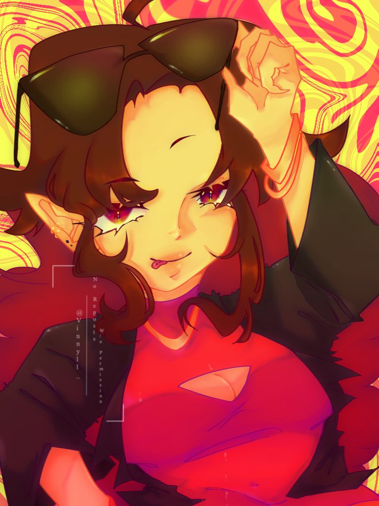 Vinnyll_art's tweet image. She’s a smooth operator~ 
.
.
.
#digitalart #FNF #funkinmix #animated