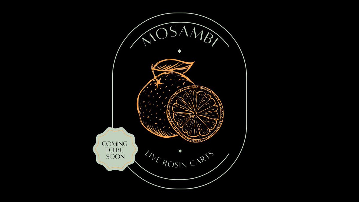 ☀️ Outdoor Grown + Hand Crafted on Vancouver Island
🌲 Delivers A Smooth, Hard Hitting, Euphoric Vibe 
📍 Our Mosambi Live Rosin Carts are coming to BC this month! 

$BCBC $BCBC.C