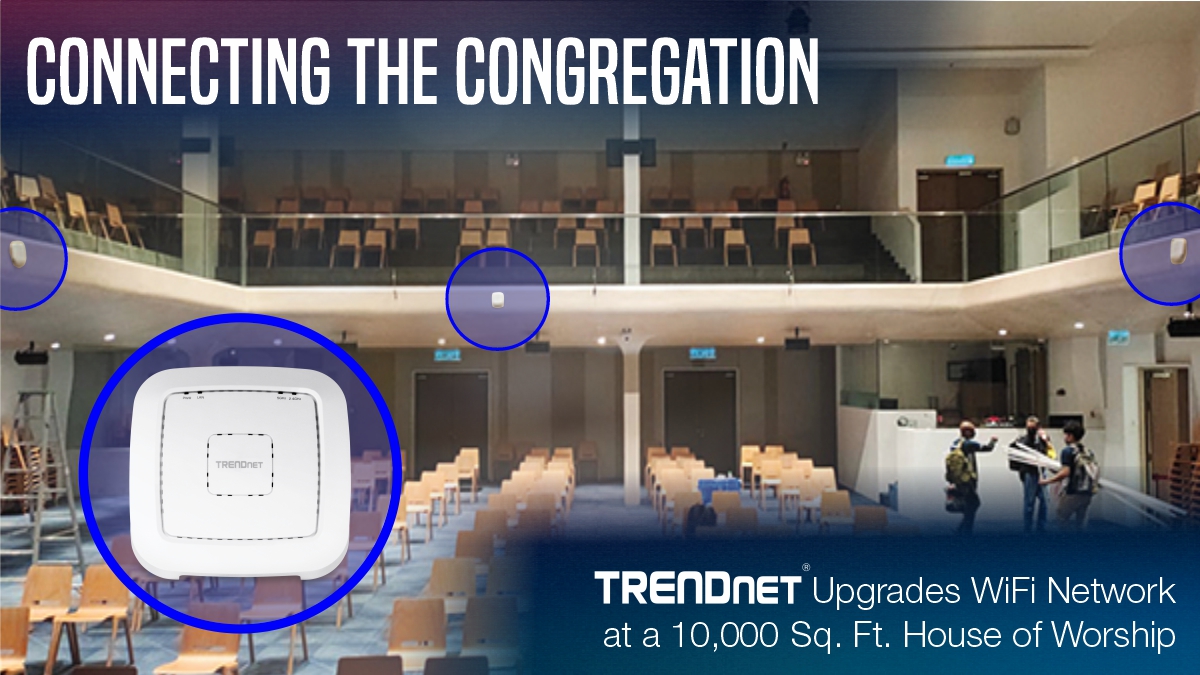 TRENDnet's tweet image. Read about how TRENDnet’s wireless and switch solutions helped upgrade a church’s aging network with one the most reliable and stable wireless connections they have ever experienced. #accesspoints #poeswitches #wifinetwork
trendnet.com/press/resource…