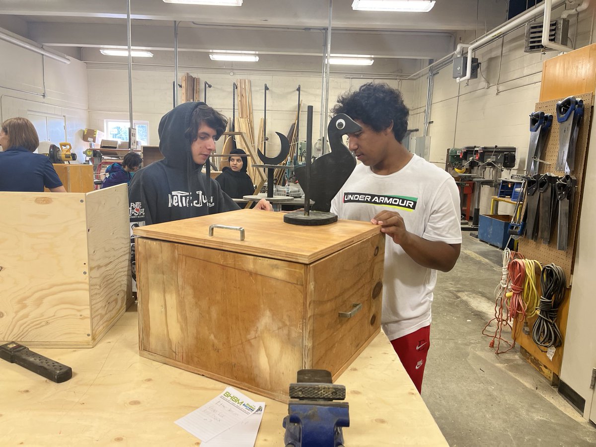 GLRobertsCVI's tweet photo. Our TWJ3/4E Custom Woodworking students displayed their creativity and their identity with their Universal Design for Learning (UDL) assignment.
#CCPI
#UDL
#CRRP
#StudentIdentity
#StudentVoice
#StudentChoice
#GLRLearningJourney
#Youreducation
#Yourfuture
#Yourchoice https://t.co/V15ucS5G6D
