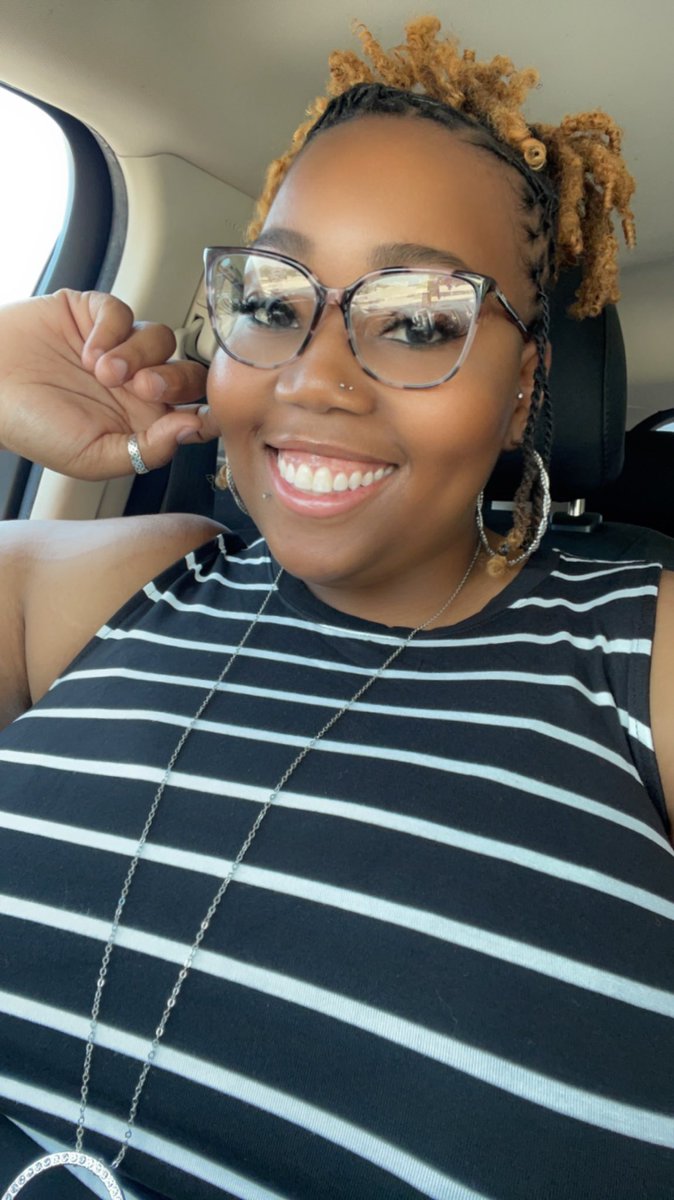 New glow, new glasses, new hair, new piercing 🥰😘✨ #AllNewEverything #LovingThisNewPlaceImIn