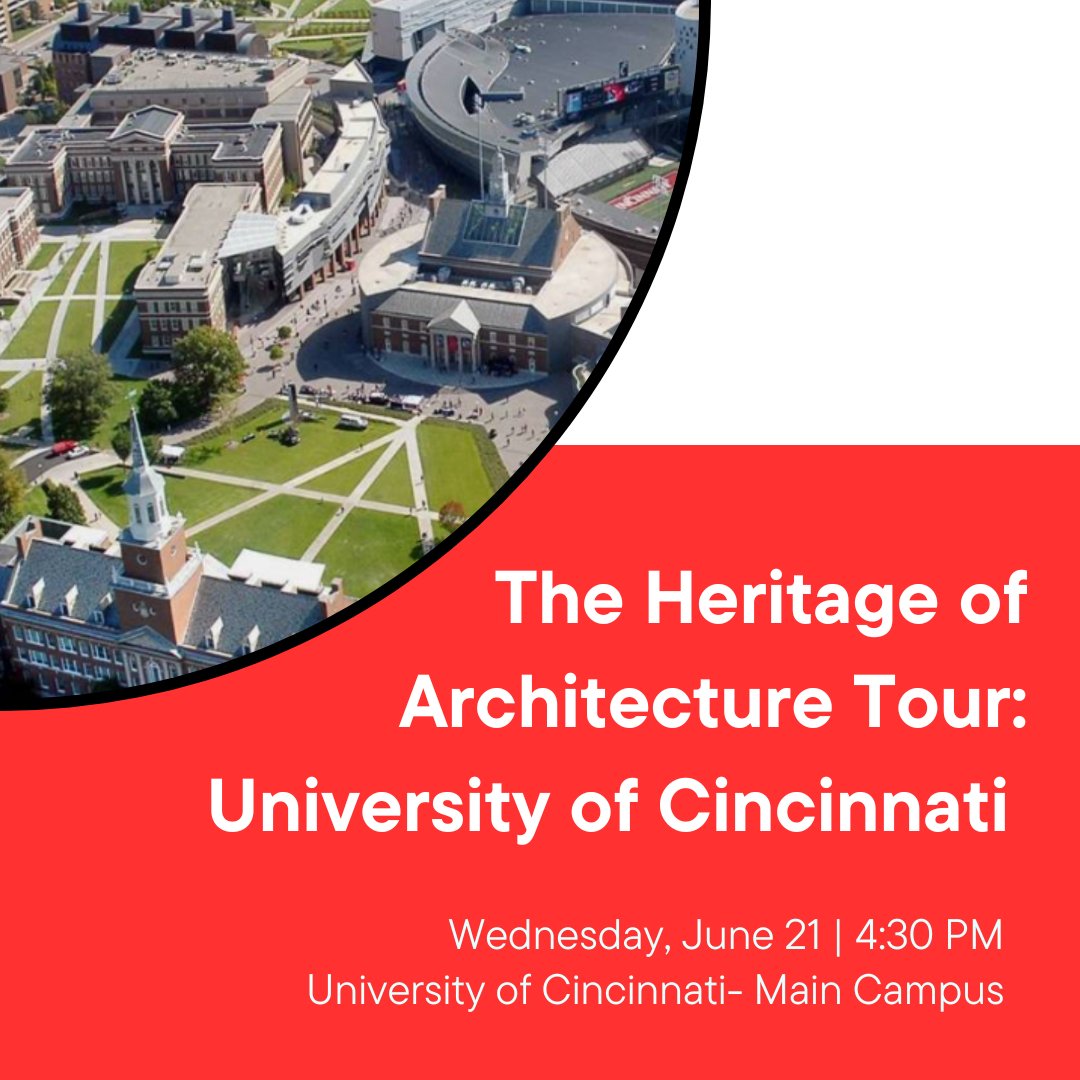 Don't fret, there are still a couple more days to get your tickets to the UC tour on Wednesday! The Heritage of Architecture will teach you about significant &amp; historical buildings.

Tickets are available on our website: conta.cc/3C7wkJE