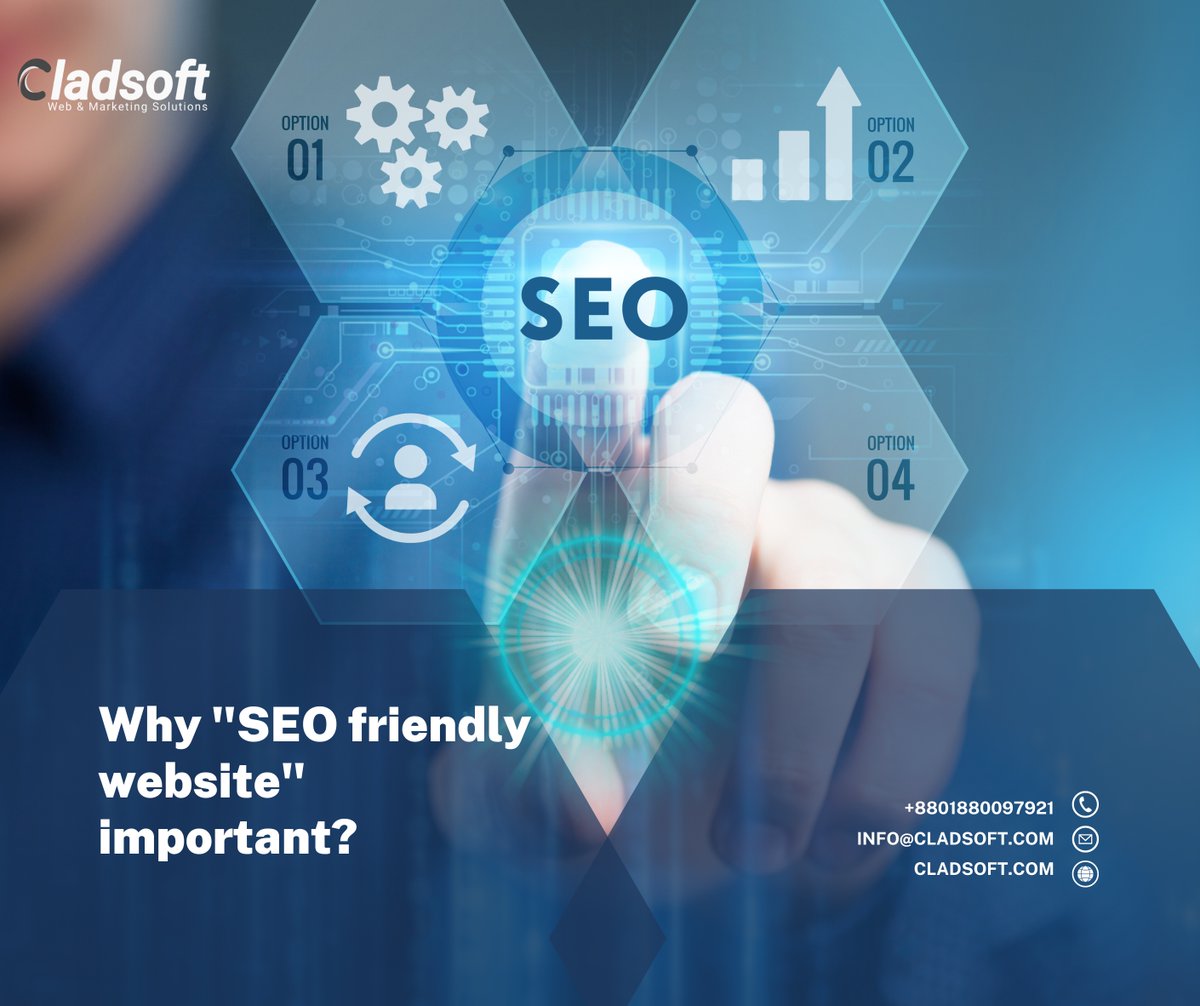 cladsoft's tweet photo. ✨✨The Power of an SEO-Friendly Website!

🔍 Increased Visibility: 
🎯 Targeted Traffic
📈 Cost-Effective Marketing
🌐 Improved User Experience
💼 Competitive Advantage
💪 Credibility and Trust.

#SEO #WebsiteOptimization #OnlineSuccess #CladSoft #Websitedesign #webdesign https://t.co/hZByAN4Cfo