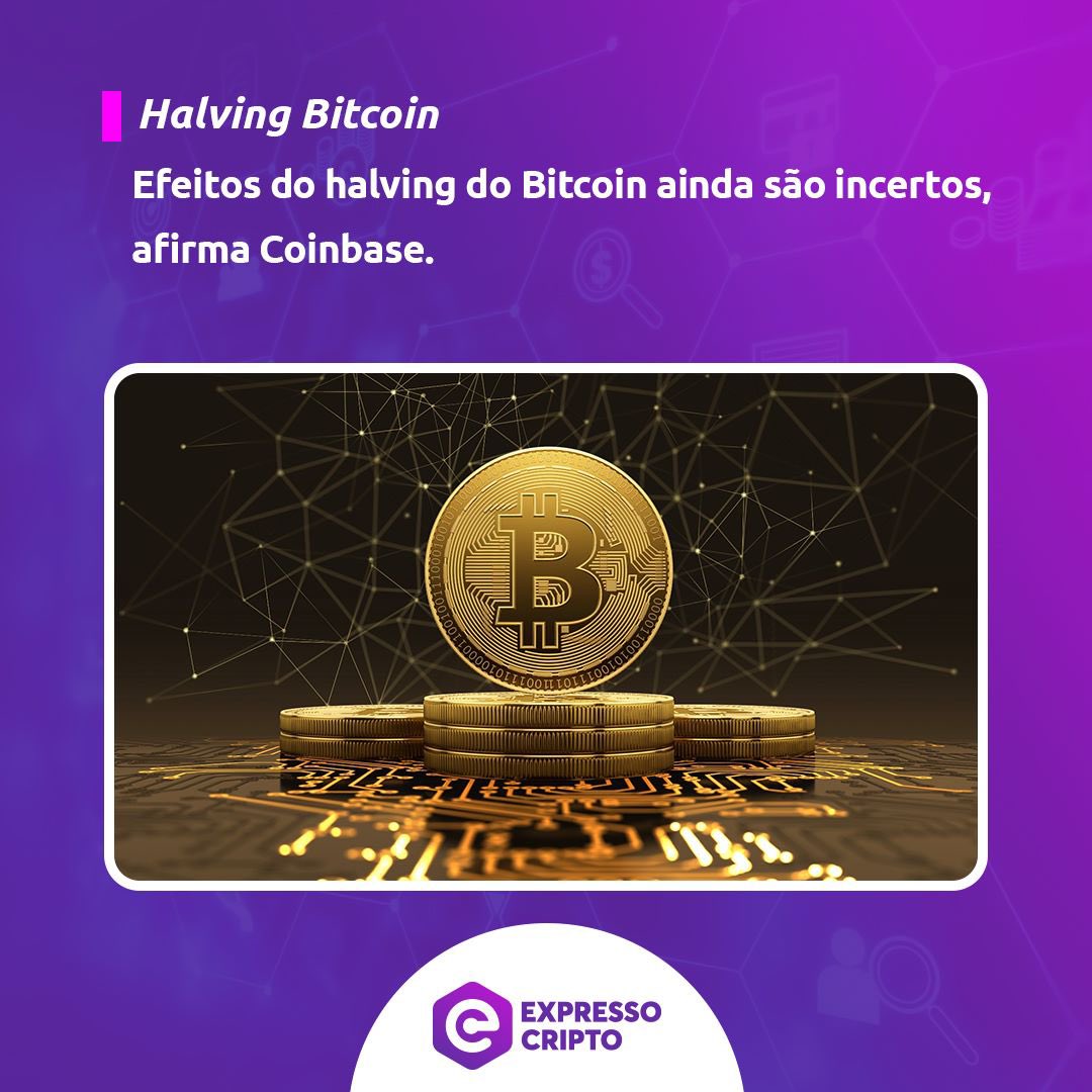 expressocripto's tweet image. #expressocripto
A Coinbase divulgou que os efeitos do halving do Bitcoin no desempenho do ativo ainda não estão claros devido a diversos fatores externos que desempenham um papel importante no comportamento do mercado.