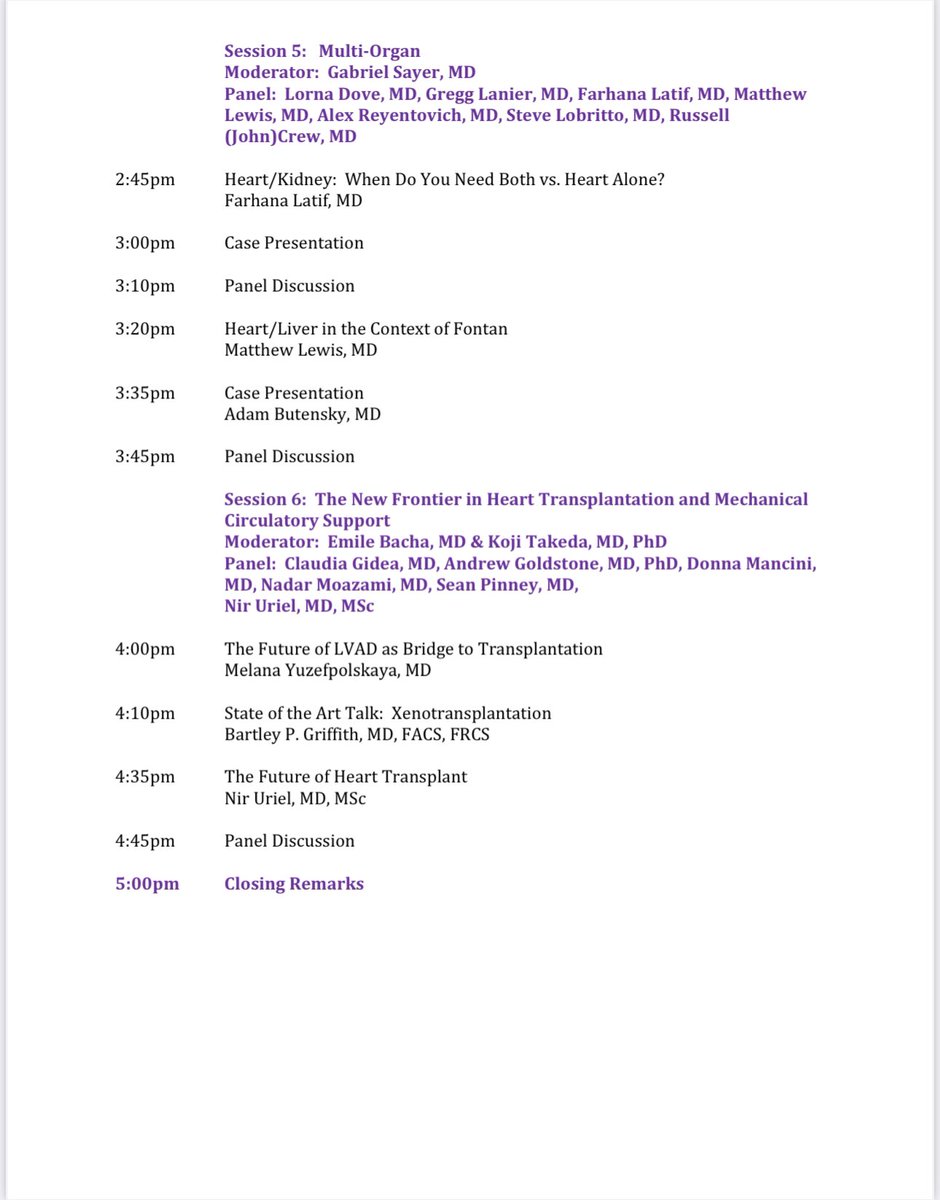 There is still time to register and attend our @NYPCUCVI Heart Transplant Summit this Friday 6/23 The latest updates in Heart Transplantation. Don’t miss it! Link to register: eventleaf.com/Attendee/Atten…
