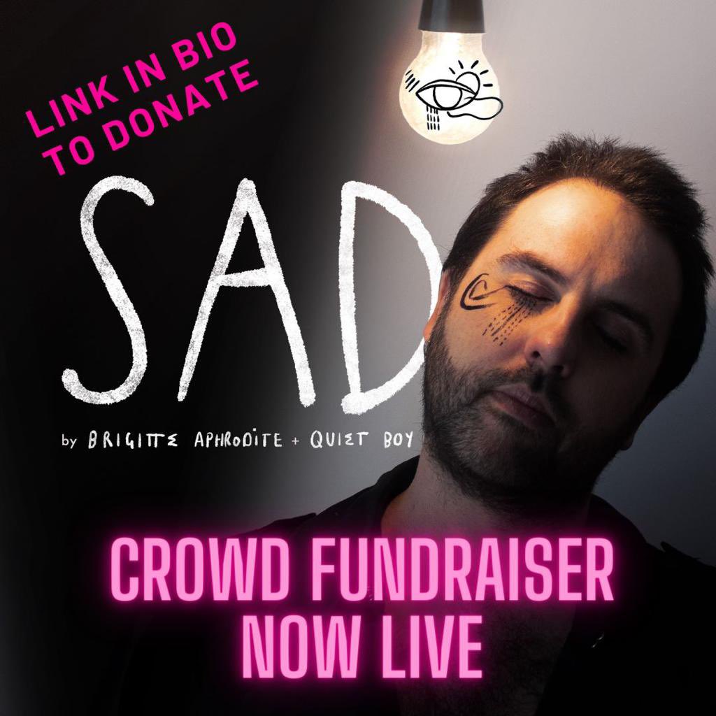 🥳Today we’re excited and quite honestly terrified to reach out and announce that we are launching a Crowd Fundraiser for our show ‘SAD’ to get to the Edinburgh Fringe Festival @summerhallery this year! This link explains more.. crowdfund.edfringe.com/p/sad