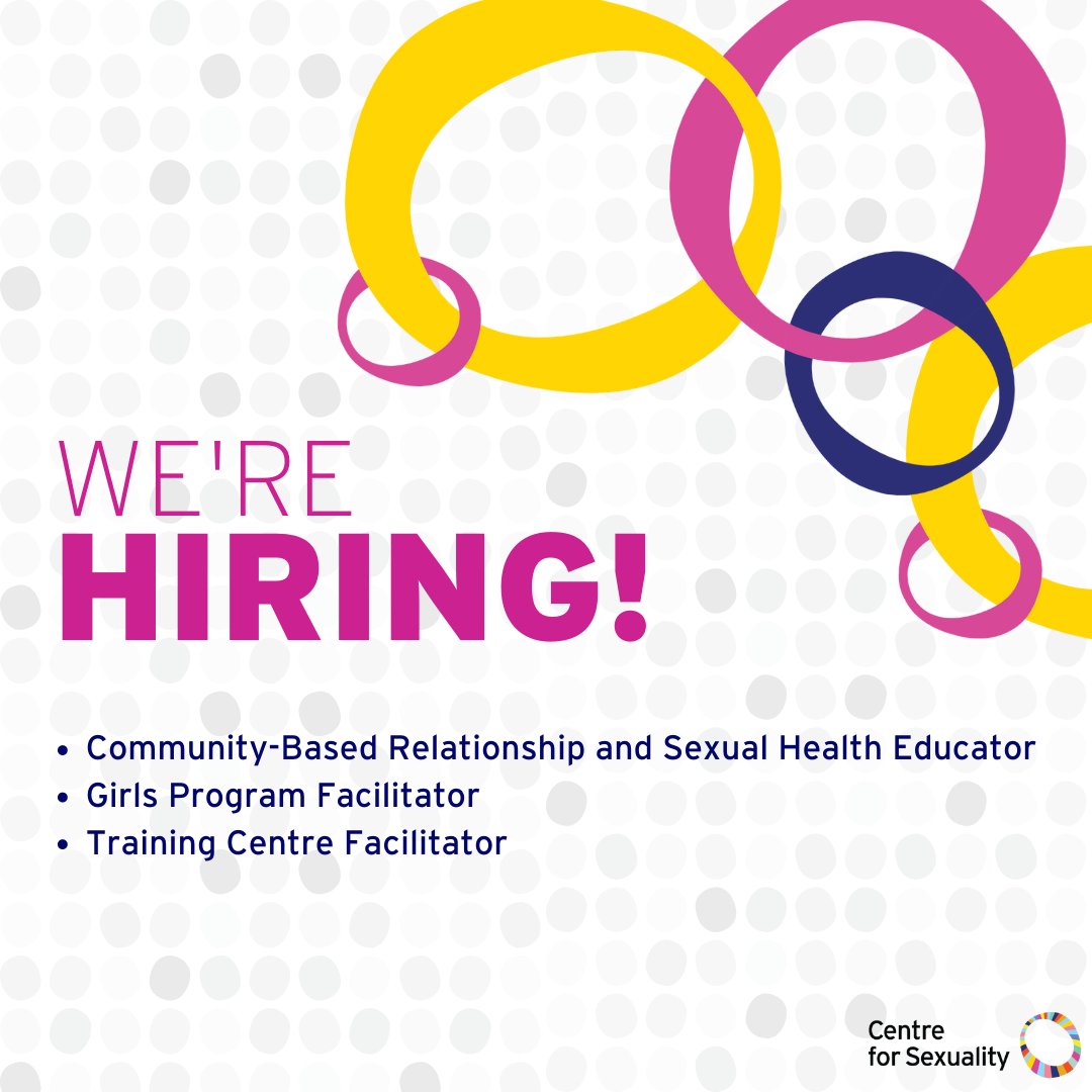 We're looking for great people to facilitate our programming! Whether it's school, community or professional settings, we're working toward improved health and well-being and safer environments for all. Check out the postings at bit.ly/c4scareers.

#yycjobs #nonprofitjobs
