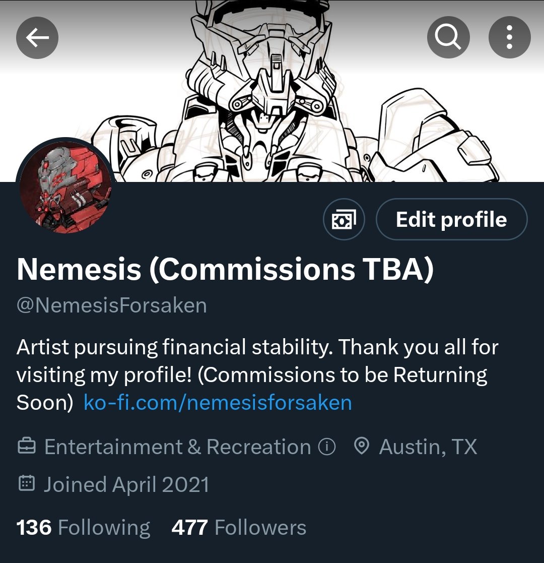 Only feels like a week ago I had 400, though I never really paid attention to my follower count. Regardless, your support with follows, likes, and RTs is more than enough to make me proud of my continued work.

Maybe I'll post something nice at 500?