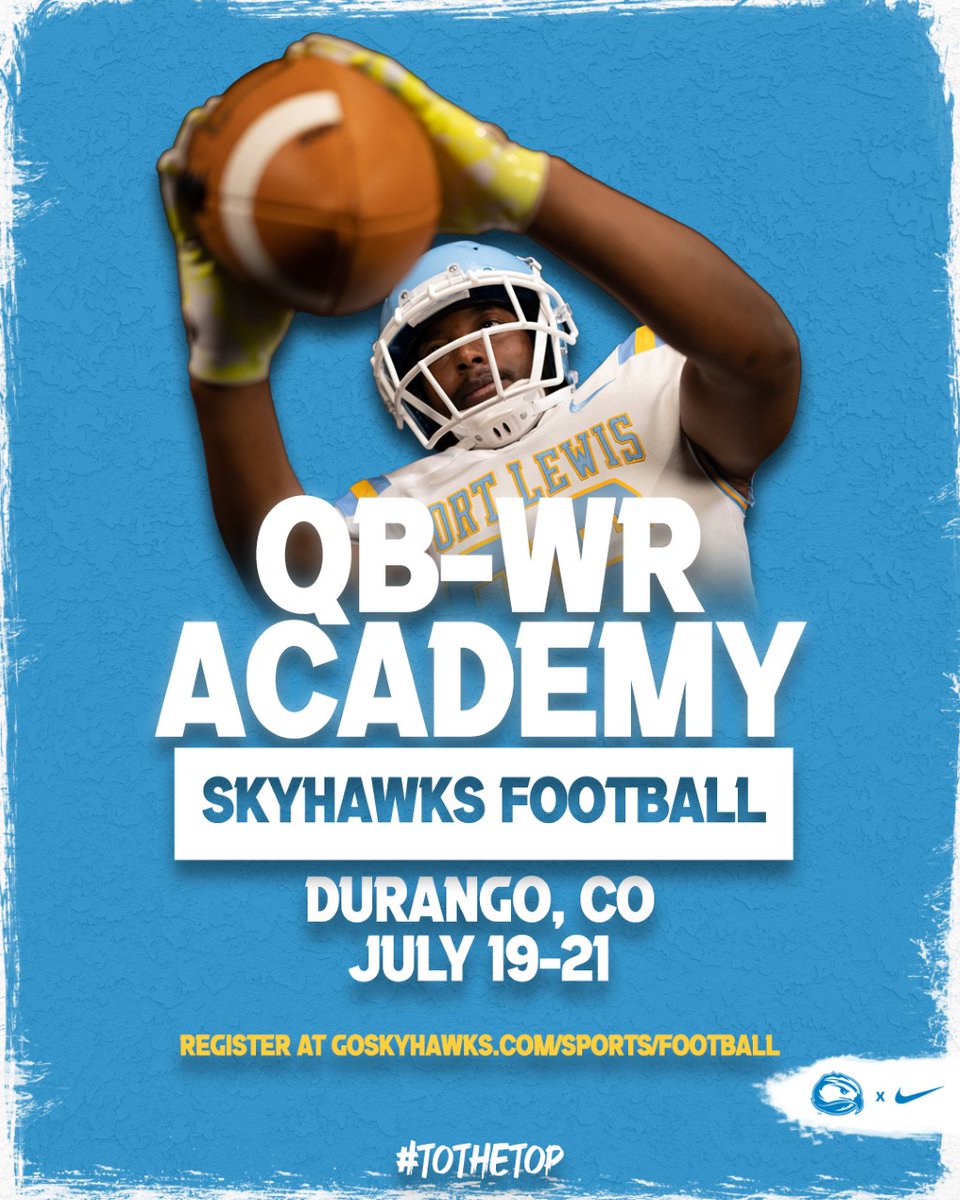 One month out until our QB-WR Academy! Reserve your spot now ⬇️⬇️⬇️ goskyhawks.com/sports/2021/6/…