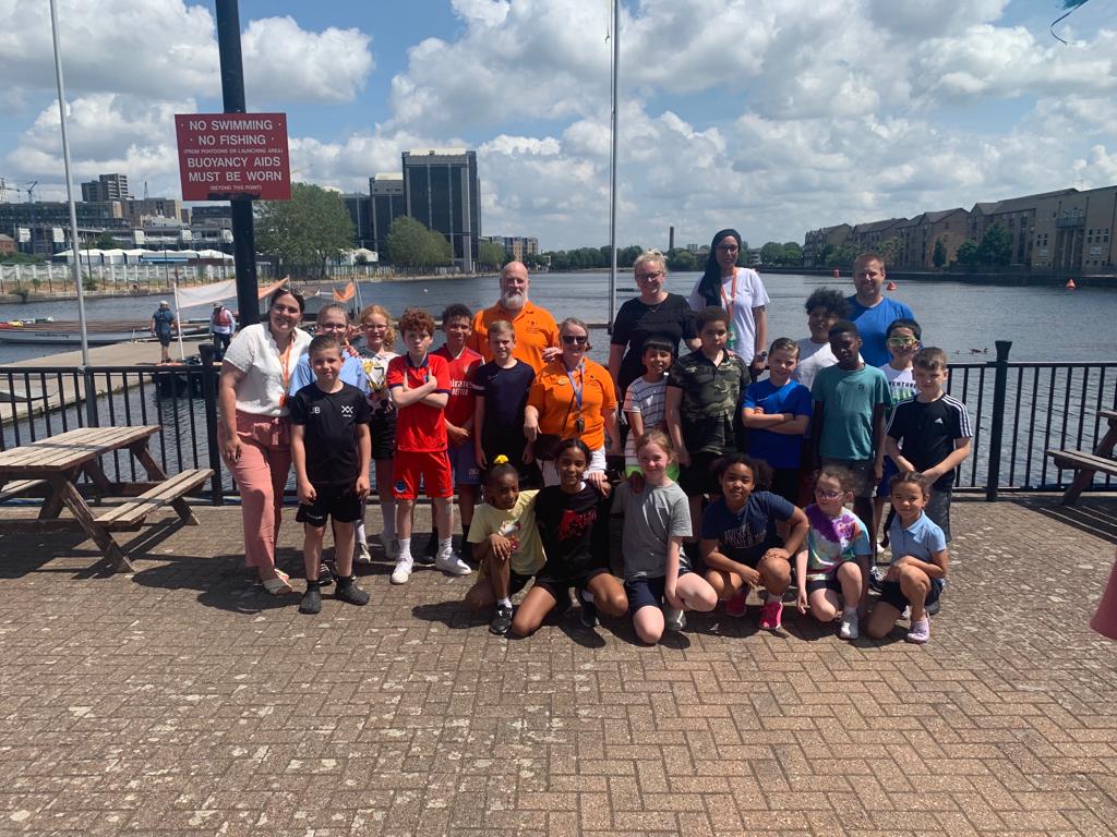 #docklandsailingandwatersportscentre the #LTCFC1928 had a great time today taking sch children from local school for a fun day out on the water.