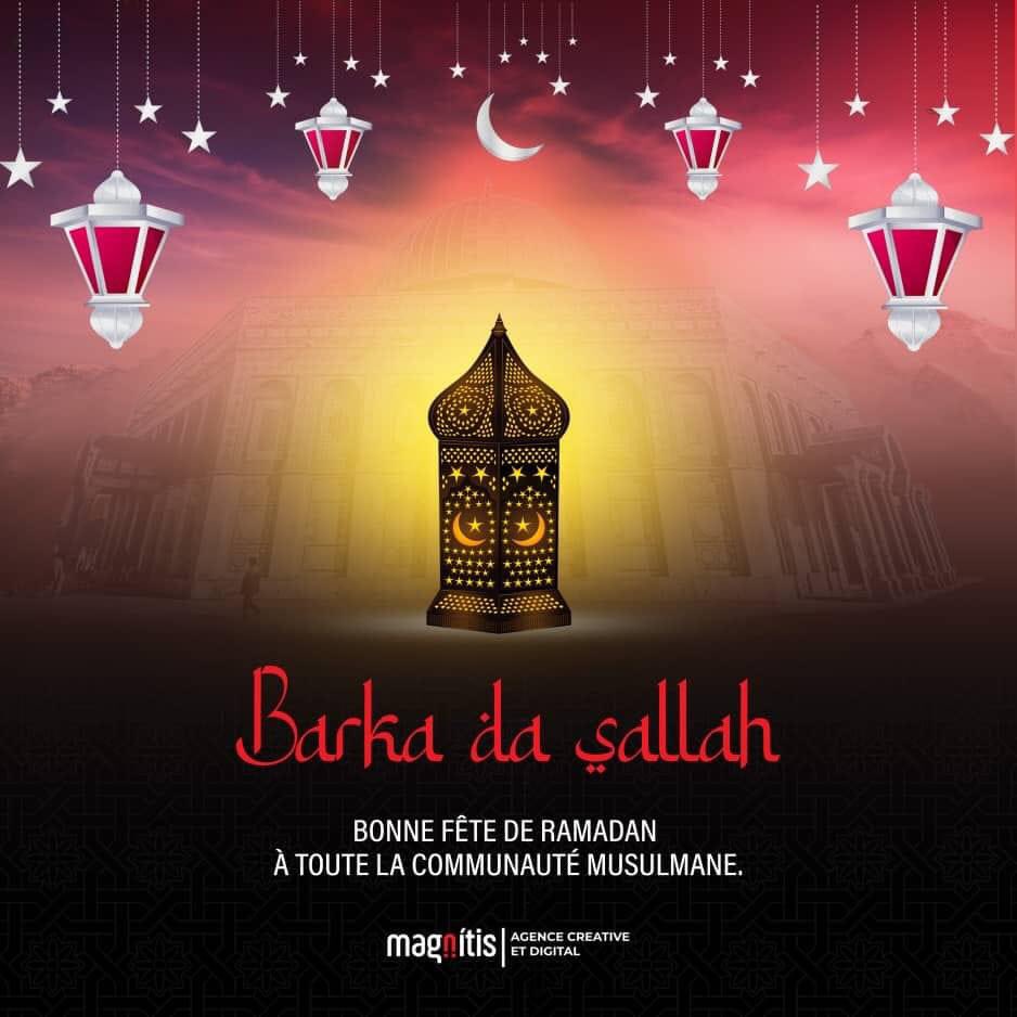 AgencyMagnitis's tweet photo. Barka Da Sallah🌙

Bonne fêtes de Ramadan à toute 
la communauté musulmane.

#Ramadan2023
#MagnitisAgency
#MagnitisStudio https://t.co/QFrNZAtWHI