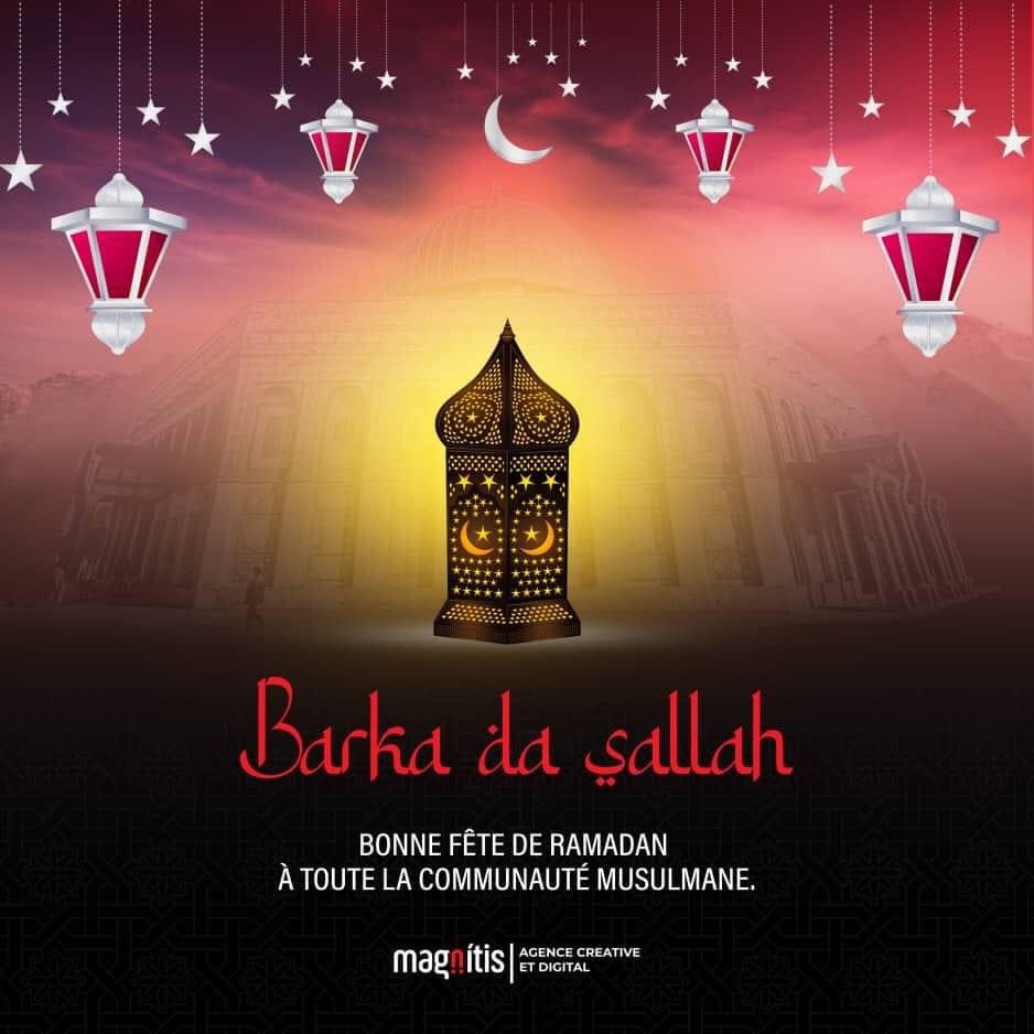 Barka Da Sallah🌙 Bonne fêtes de Ramadan à toute la communauté musulmane. #Ramadan2023 #MagnitisAgency #MagnitisStudio