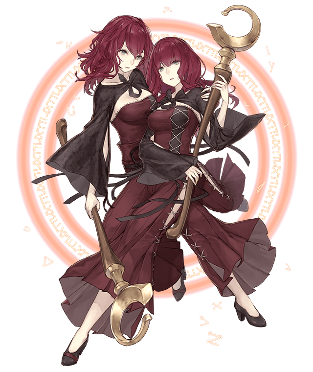 _vegaform's tweet photo. and dont get me started on how devola and popola get treated as equals in nier's village, but are also seen with golden staff in their hands when theyre showing the truth: they are in control. https://t.co/nwWmz3XVUA
