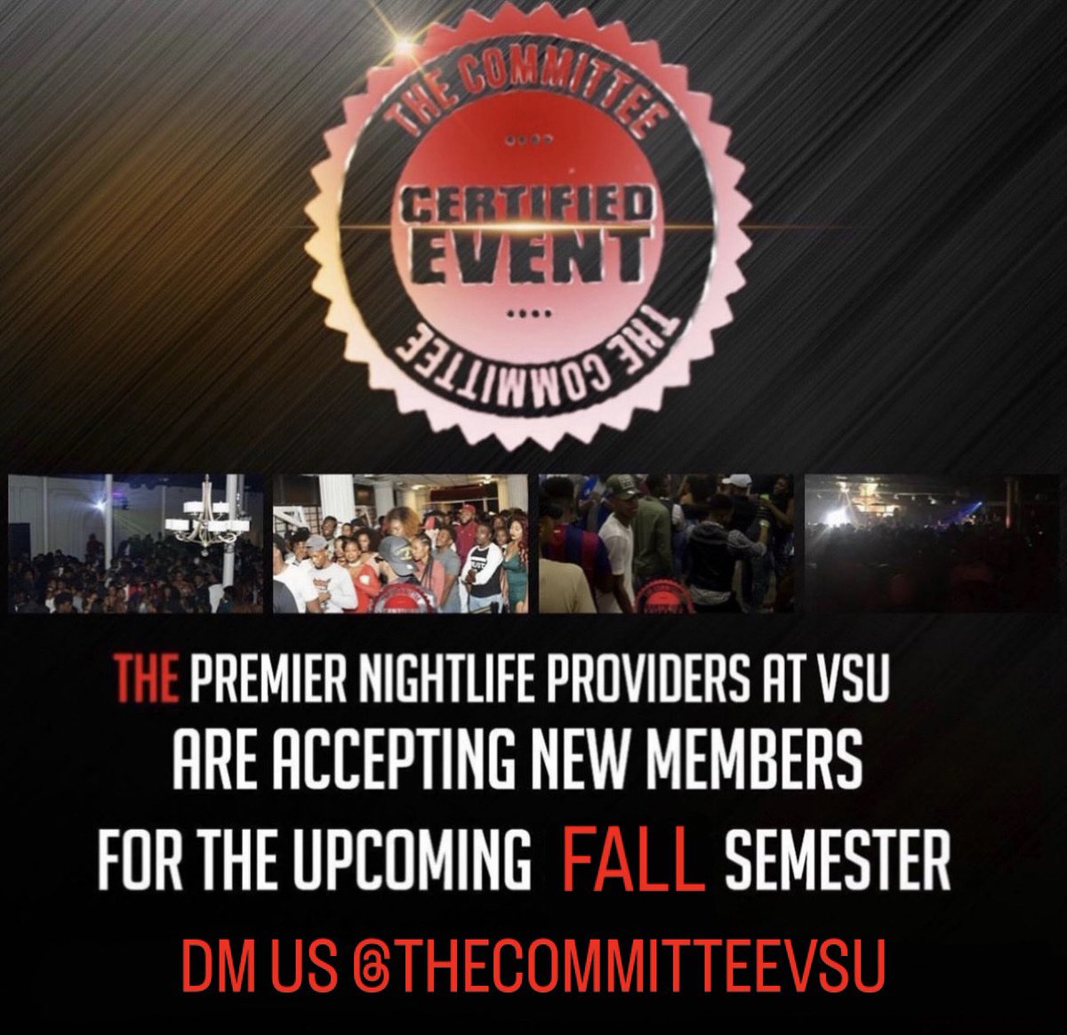 TheCommitteeVSU's tweet photo. VState’27 Fall Semester is ALMOST HERE 🔥 We got some GREAT EXPERIENCES lined up for this upcoming school year 🗓️ If you wanna be apart of them…All you have to do is DM US 🤝🏾 #VState27 #VSU27 https://t.co/pQl2AAXeyB