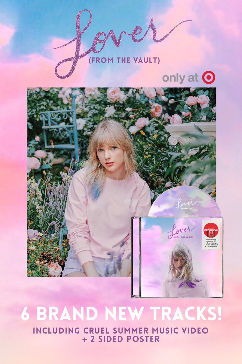 LOVER FROM THE VAULT IS COMING TO @TARGET STORES ON FRIDAY