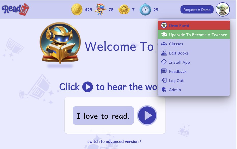 readm_app's tweet image. Teachers - use code SUMMER23 until July 1st to grab a teacher&apos;s account in readm.app for #FREE #ReadingFluency #ReadingPractice #ReadAloud #EducationalApps #literacy #EducationalGames #FutureEducation #ESL #edtech #EslTeacher #edchat #education #EdtechTeachers