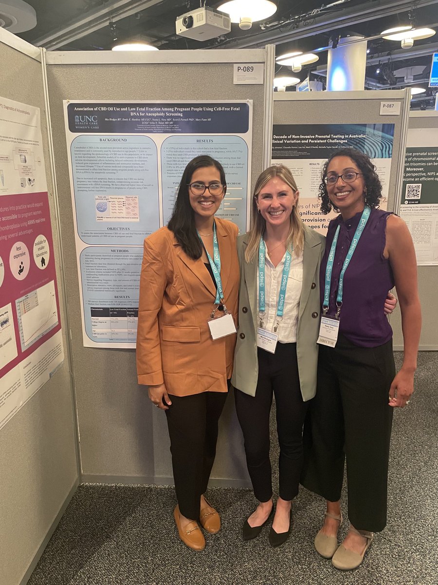 So proud of mentees from ⁦<a href="/UNCOBGYN/">UNC Obstetrics and Gynecology</a>⁩ Asha Talati and @uncsom Mia Hodges presenting at #ispd2023! #edinburgh