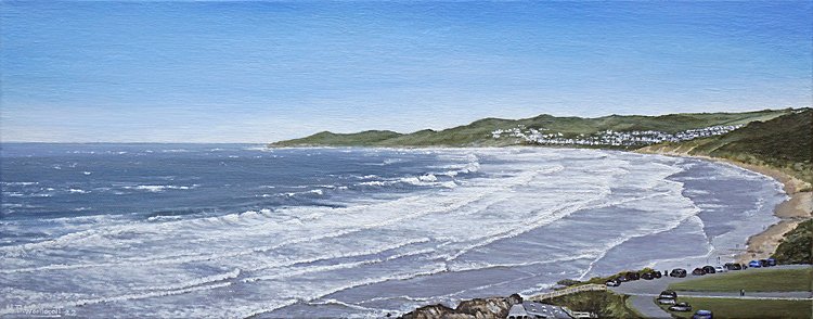mark_woollacott's tweet photo. A couple of sales last week at Echo Beach Gallery, Ilfracombe. It was great to have the opportunity to meet the new owners of each of the paintings.
#oilpaintings #northdevoncoastline #waveart #northdevon #woolacombe #echobeachgallery https://t.co/DqeSe6we8j