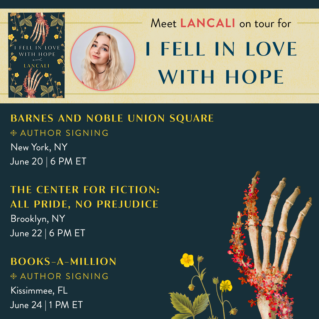 TONIGHT! Meet @Lancaliii at @BNBuzz Union Square. Or catch her later this week at @Center4Fiction or @booksamillion! simonandschuster.com/books/I-Fell-i…