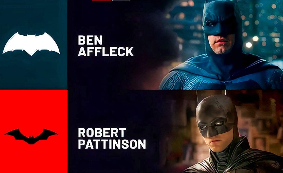 Ben Affleck... Robert Pattinson...
Sinema tarihinde, bir karakteri, aynı dönemde iki ayrı oyuncunun canlandırdığı olmuş mudur? Sanmıyorum. 
Sinema ne garip bir hâl aldı yahu?