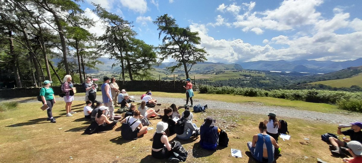 <a href="/IoeGeography/">IOEGeography</a> PGCE have arrived at Blencathra in the Lake District