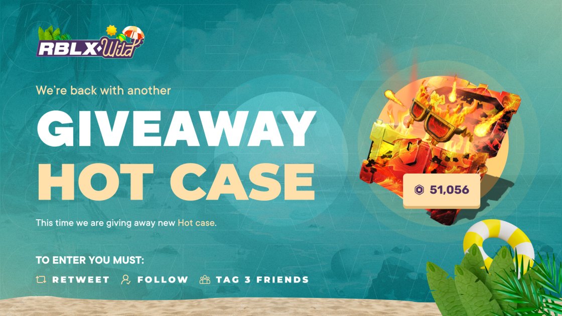RBLXWild on Twitter "Speed contest. Hot Case Giveaway valued at 51,056