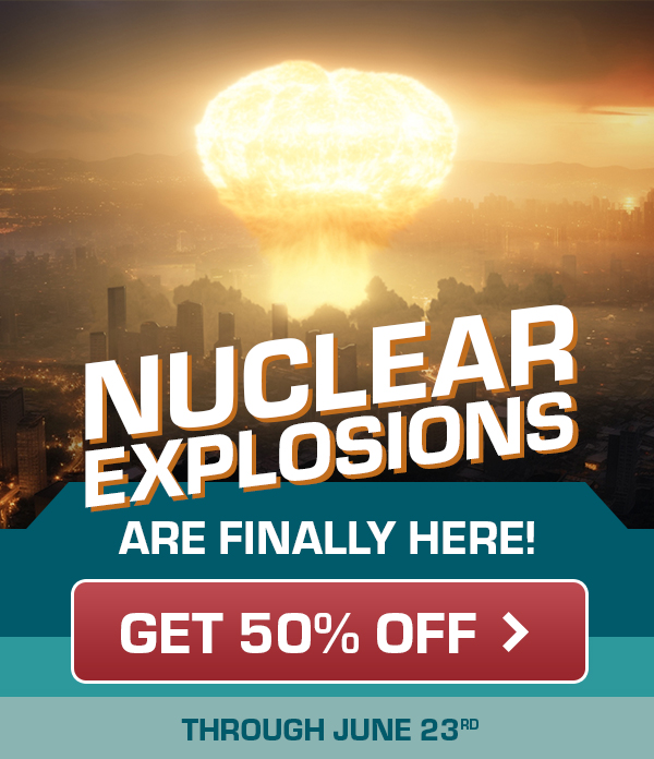 Our most requested product in #ActionVFX history is now available at 50% off! 💥
Buy now: cutmy.link/nuclear-explos…