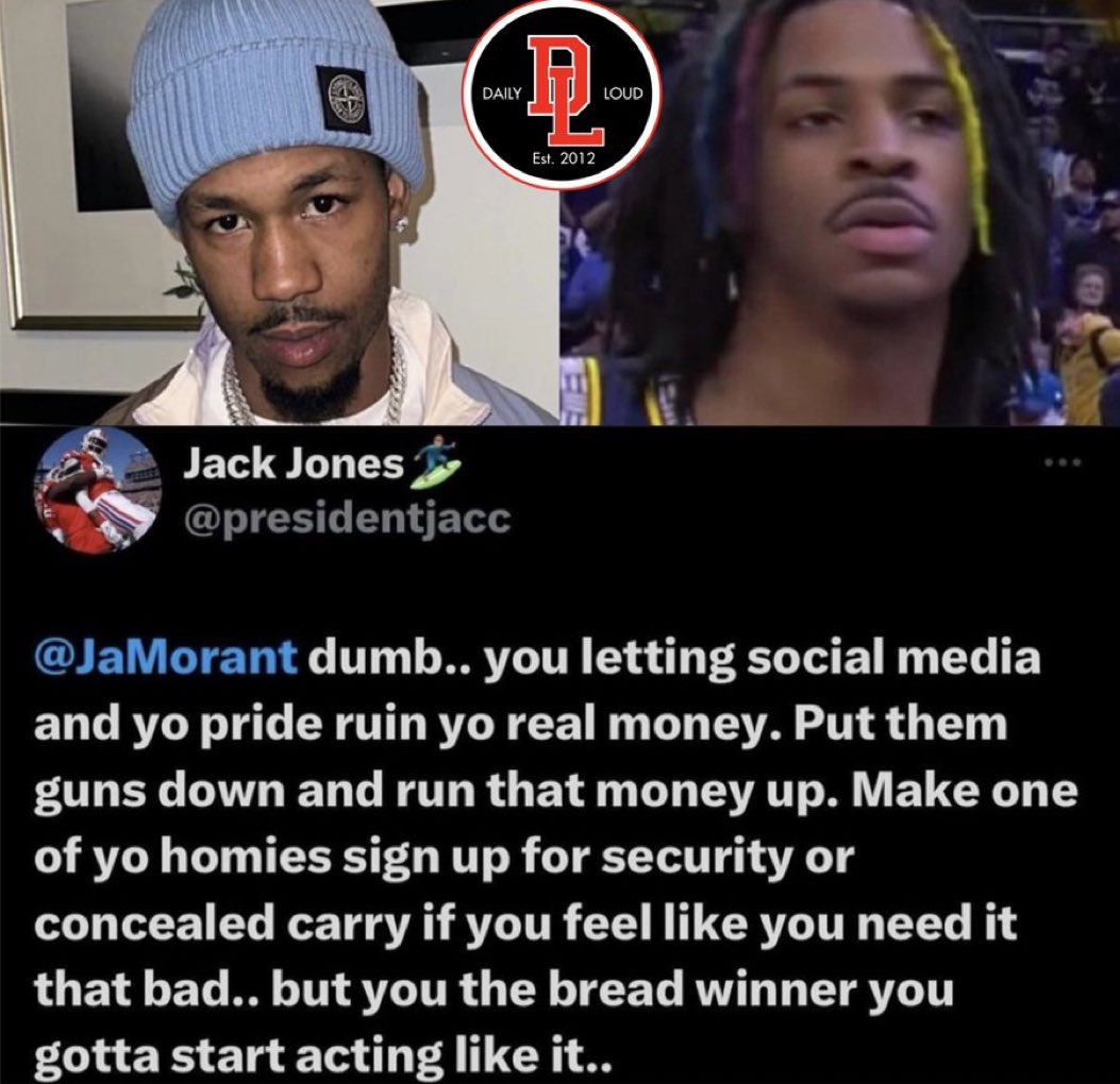 Patriots cornerback Jack Jones arrested for having 2 guns in his luggage at Boston Airport a month after calling Ja Morant “dumb” for having a gun on his social media 👀