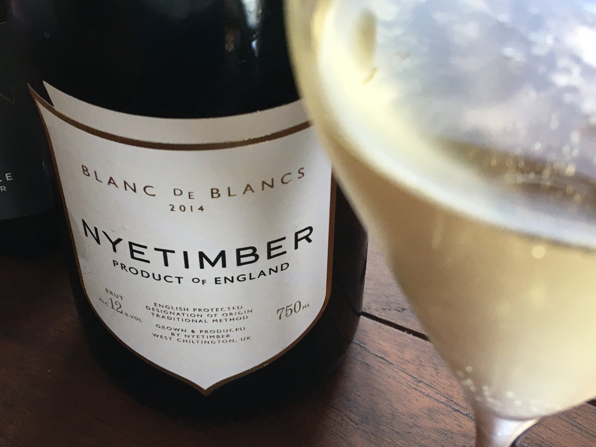 This is fabulous #Nyetimber #BlancdeBlancs #WestSussex #England ‘14 #wine #Chardonnay