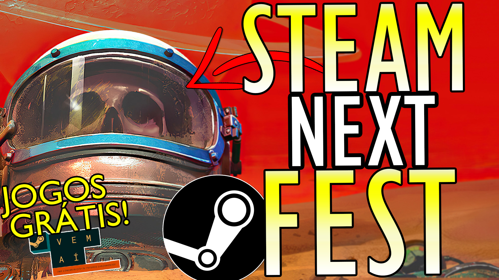 Cassi on X: Começou o Steam Next Fest, chamado de Steam ou Vem Aí no  Brasil, é um evento que reúne centenas de jogos grátis para jogar de graça  na Steam até