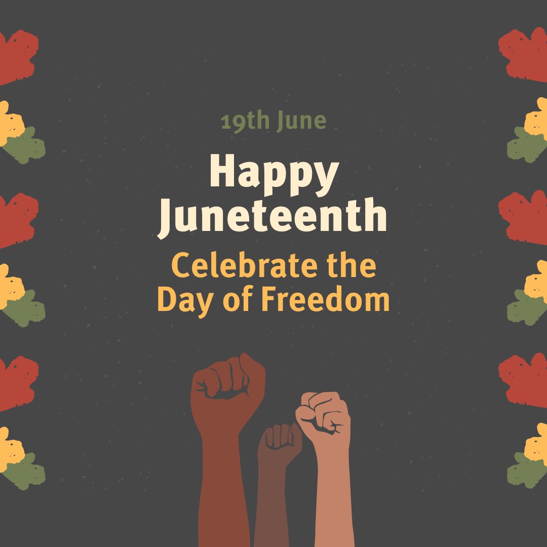Today is #Juneteenth, the oldest national commemoration of the end of slavery in the United States. Also known as Freedom Day or Emancipation Day, Juneteenth honors all that the Black community has contributed and continues to contribute to this country.
