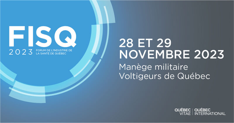 📣 Le 𝐅𝐨𝐫𝐮𝐦 𝐝𝐞 𝐥'𝐢𝐧𝐝𝐮𝐬𝐭𝐫𝐢𝐞 𝐝𝐞 𝐥𝐚 𝐒𝐚𝐧𝐭𝐞́ 𝐝𝐞 𝐐𝐮𝐞́𝐛𝐞𝐜 (𝐅𝐈𝐒𝐐) sera de retour en 2023 pour une 17e édition les 𝟐𝟖 𝐞𝐭 𝟐𝟗 𝐧𝐨𝐯𝐞𝐦𝐛𝐫𝐞 𝐚𝐮 𝐌𝐚𝐧𝐞̀𝐠𝐞 𝐦𝐢𝐥𝐢𝐭𝐚𝐢𝐫𝐞 𝐕𝐨𝐥𝐭𝐢𝐠𝐞𝐮𝐫𝐬 𝐝𝐞 𝐐𝐮𝐞́𝐛𝐞𝐜