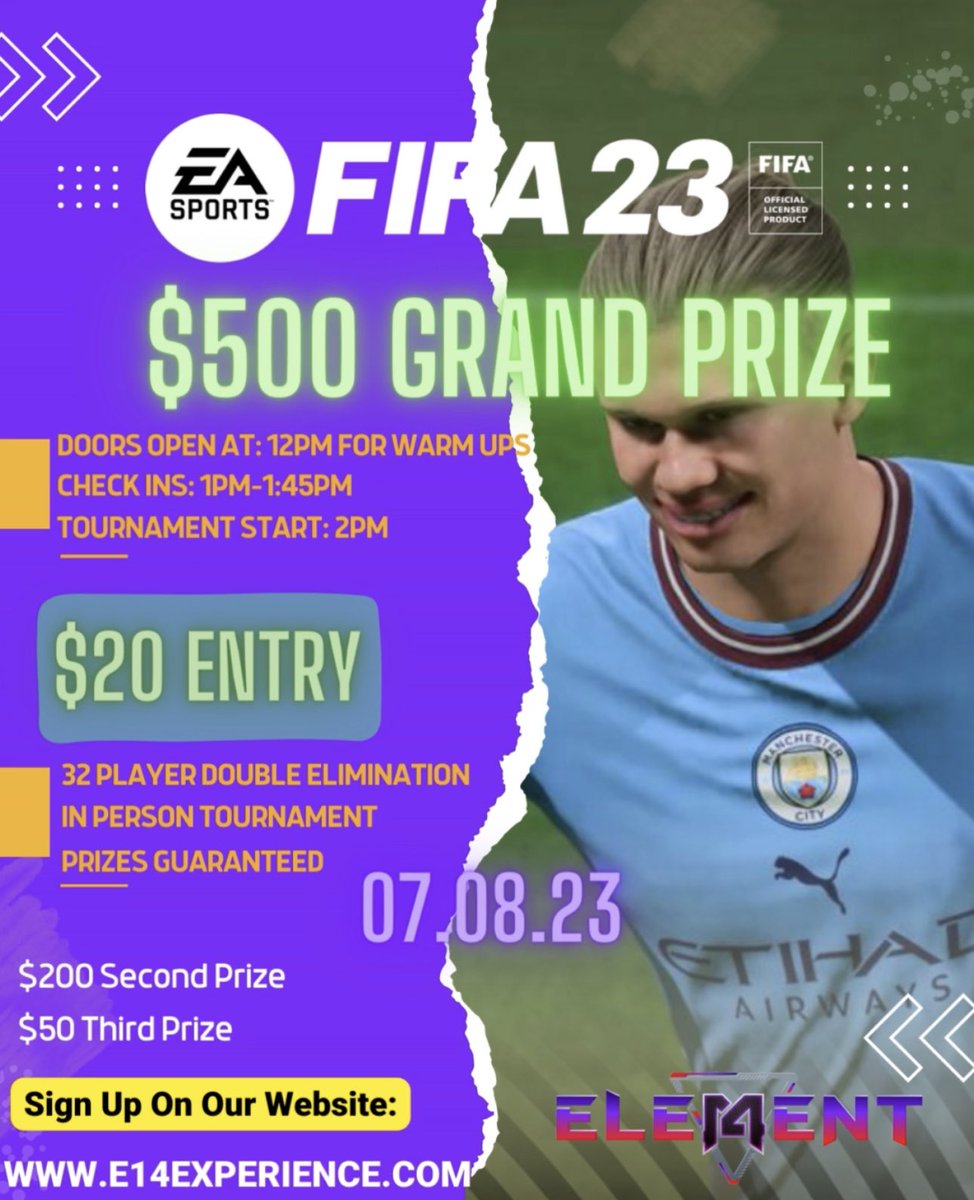 ElementFourteen's tweet photo. Gun Game
Mario Kart
FIFA23
Sign Ups Are Live At:
https://t.co/wrppHRJCrZ
Check Our Events Tab for Other Tournaments Coming Up!
#element14 #e14 #experience #foryou #element14midland #element14community #local #westtexas #permianbasin #family #kids #odessagamers #midlandgamers #gamer #videogames #callofduty #fifa23 #mariokart #june #july #explore #todo #midland #odessa #lubbock #abilene #sanangelo #stanton #andrews #pecos