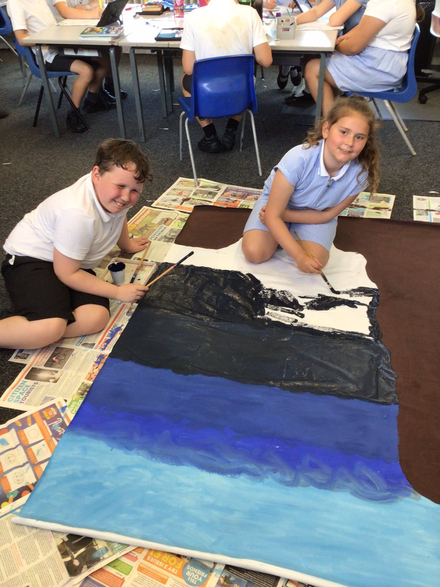 MrsBPrescotcp's tweet photo. @PCPTigers #pcpconservation This is coming along nicely. Each colour represents a different layer. Have you guessed it yet? https://t.co/SYS7ZwVrcz