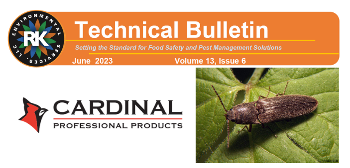 In this edition of Rich’s Technical Bulletin, Ross Heller provides
us with useful information regarding The Vap-X for maintenance of pest
control programs and Joe Romito shares some insightful information on the
click beetle. 

#Pestmanagement #foodsafety #technicalBulletin #IPM