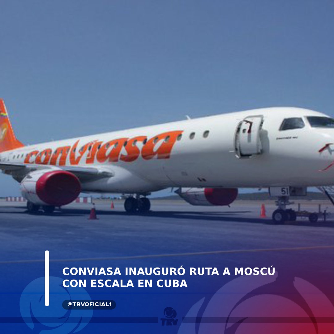 #19Jun | Nacionales  

Conviasa inauguró una ruta entre La Habana y Moscú que "permitirá el fortalecimiento de los lazos turísticos a nivel regional".  

Foto | Cortesía  

#Venezuela #Moscu #Rusia #Cuba #Conviasa #NuevaRuta #Vuelos #TRV #ElPeriodiquito #Autentica1075FM