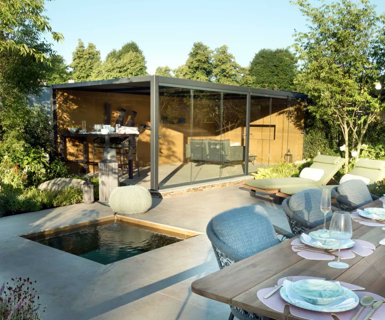 Create a beautiful #outdoorliving space with #exterior designs that are perfect for backyard spaces.  cpix.me/a/171917399
