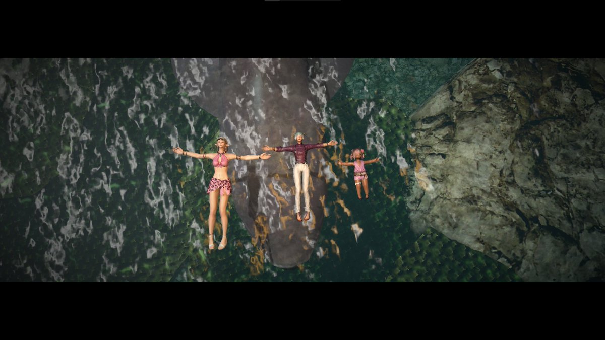 Ako_Zelku_FFXIV's tweet photo. The sweetness of the ocean after the party last night with @Gwenaailes @maelline_ffxiv 

#FFXIV #EORZA #CostaDelSol https://t.co/03tROVQctY