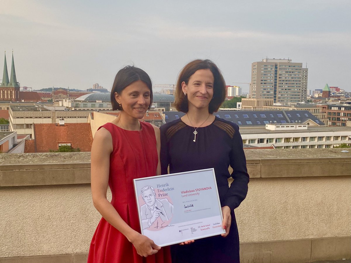 It is an honour for us to present the #EnderleinPrize to legal scholar Vladislava Stoyanova <a href="/VladislavaStoy1/">Vladislava Stoyanova</a>. Together with <a href="/GermanyDiplo/">GermanForeignOffice</a> <a href="/francediplo_DE/">Frankreich Diplo 🇫🇷 🇪🇺</a> and <a href="/sciencespo/">Sciences Po</a>, the scientific jury selected Stoyanova for her outstanding work on human rights in Europe.