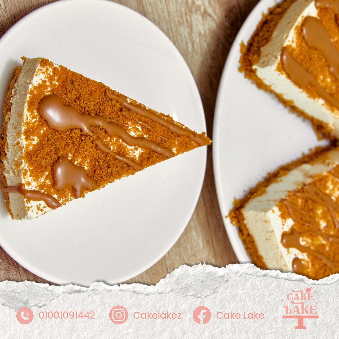 New, Cake lake is launching your favourite cheesecake by slices 💕 
 جديد من كيك ليك، دلوقتي تقدر تطلب قطع التشيز كيك المفضلة ليك 💕 
#Cheesecake #dessert #viral #lotus  #تشيز_كيك #لوتس
