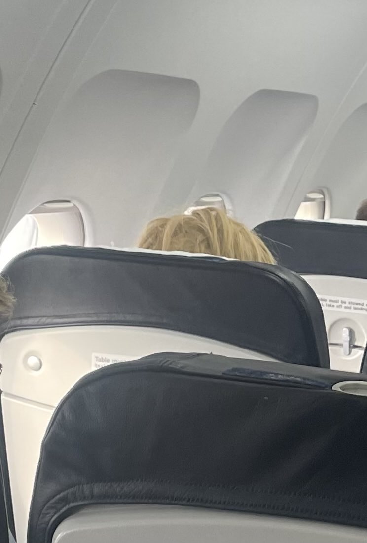 Free signed copy new book for the first person correctly to identify the owner of this blonde hair a couple of rows in front of me on flight Marseille-London. Clue - can’t believe he is not in Parliament standing up for his friend in his hour of need