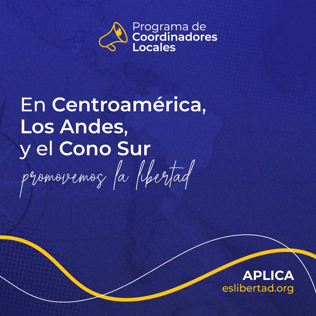 Tienes la oportunidad de promover la libertad desde cualquier rincón de Latinoamérica. ¡Aplica ya! tfaforms.com/4899000