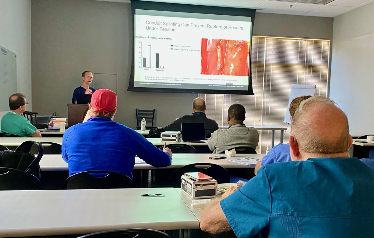 NerveProtection's tweet photo. Thank you to everyone who joined us this past weekend in Las Vegas for another great NERVE MASTER™ cadaveric course! A special thanks to our faculty of the event, Dr. Fraser Leversedge and Dr. David Brogan, for all their contributions and expertise!
#nerverepair #nervemaster https://t.co/fRxH3ezdnG