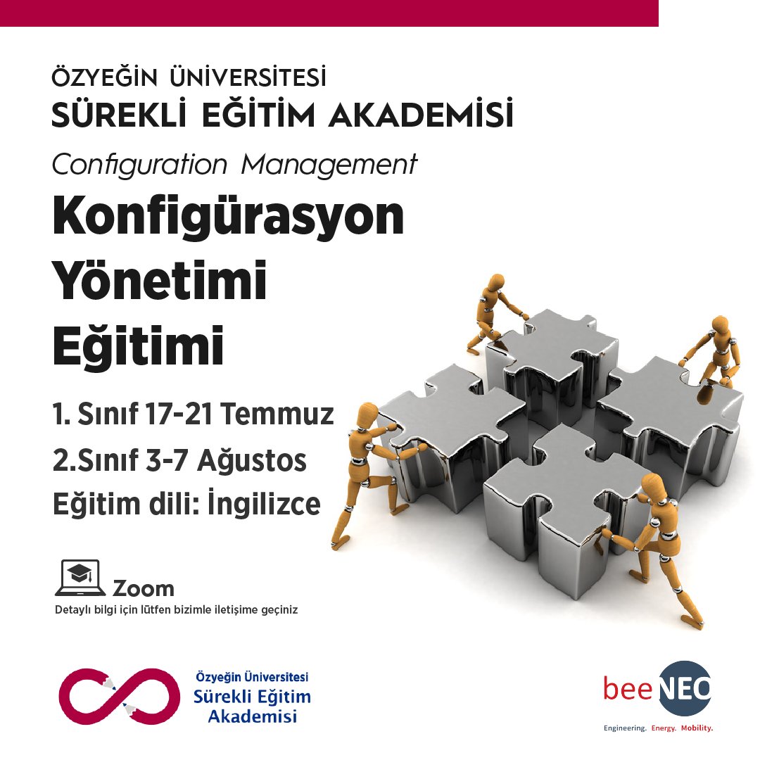 Özyeğin Üniversitesi Sürekli Eğitim Akademisi olarak sizleri “Konfigürasyon Yönetimi” konulu yeni sertifika programımıza davet ediyoruz.
Başvuru ve Detaylar için: sea.ozyegin.edu.tr/mod/page/view.…
#konfigürasyoneğitimi #configurationmanagement
📷