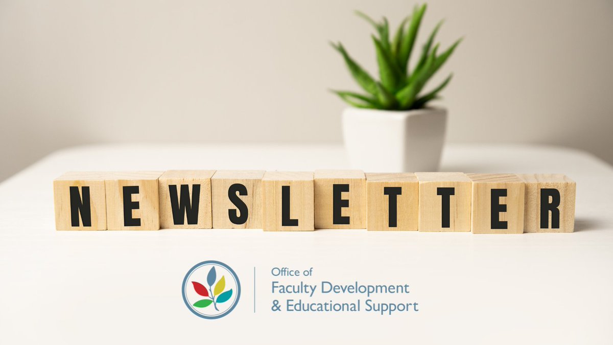 Check out Faculty Development's June📰Newsletter: bit.ly/3NzPYF2
#UBCFacDev