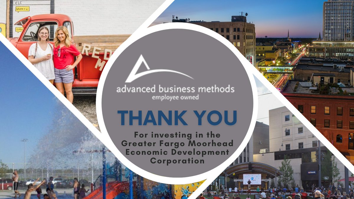 Greater Fargo Moorhead Economic Development Corp. (@gfmedc) on Twitter photo Thank you <a href="/ABMnow1/">Advanced Business Methods</a> for investing in the Greater FM Economic Development Corporation and our regional economy. The support and partnership is critical for our work to cultivate an economic environment where all people and organizations flourish. Thank you <a href="/ABMnow1/">Advanced Business Methods</a> for investing in the Greater FM Economic Development Corporation and our regional economy. The support and partnership is critical for our work to cultivate an economic environment where all people and organizations flourish.