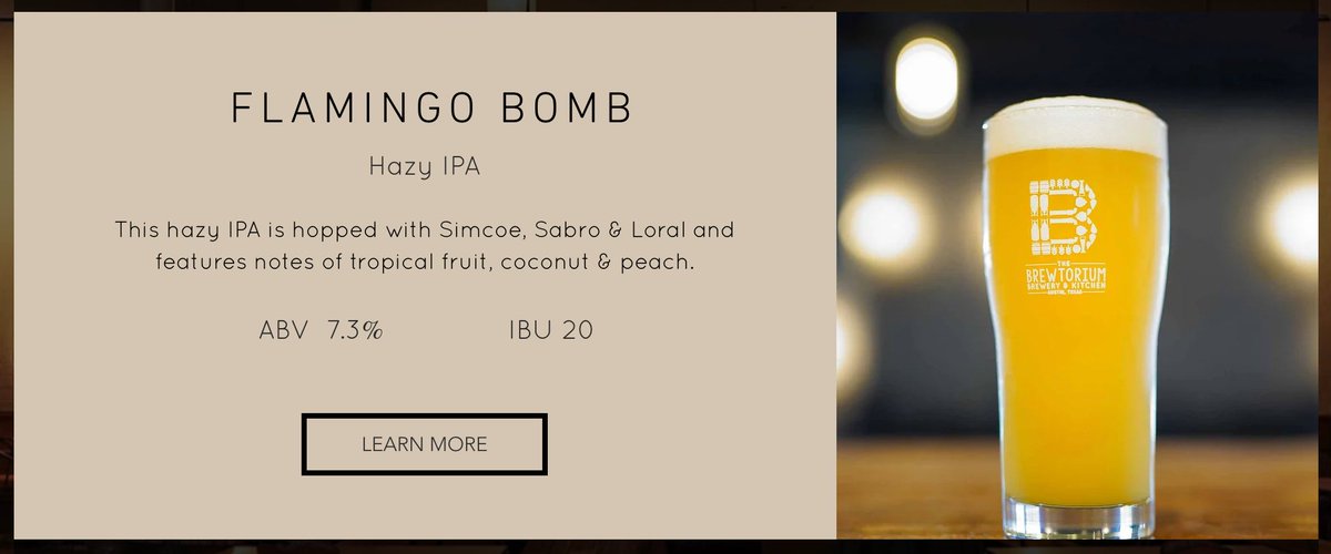 OUR favorite drink at <a href="/TheBrewtorium/">The Brewtorium</a> is the FLAMINGO BOMB!! It's so damn smooth. Try one at BASHH tomorrow (eventbrite.com/e/643867303437), and if you don't care to drink, there's sparkly water and NO judgment <3